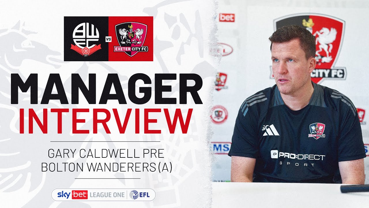 Gary Caldwell interview image for Bolton Wanderers match